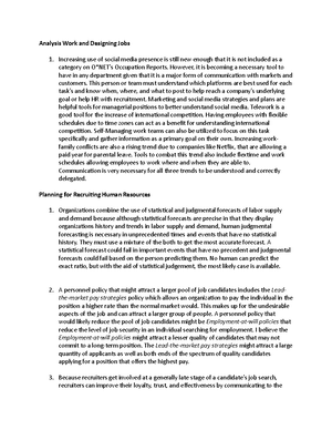 Unit 3 Assignment - Ragine Williams Human Resource Management - Choose ...