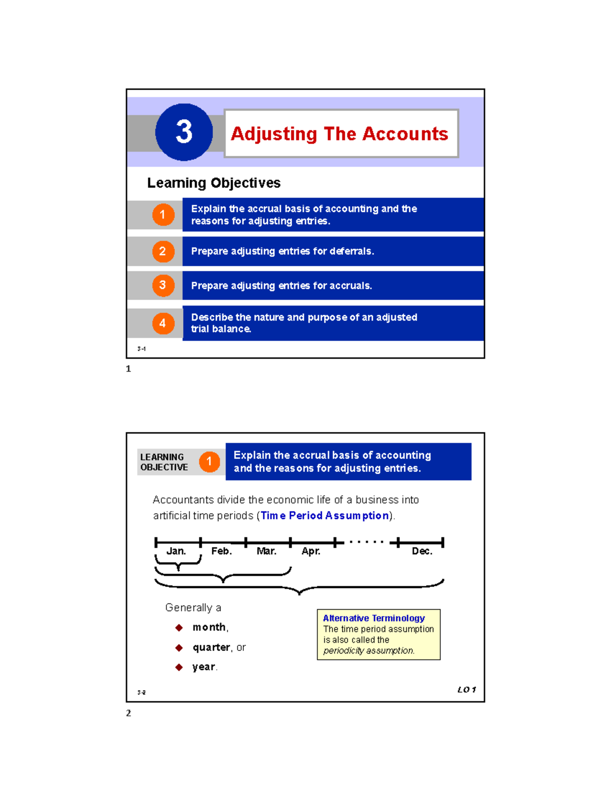 Chapter 3&4 - slide - 3- 3 Adjusting The Accounts Learning Objectives ...