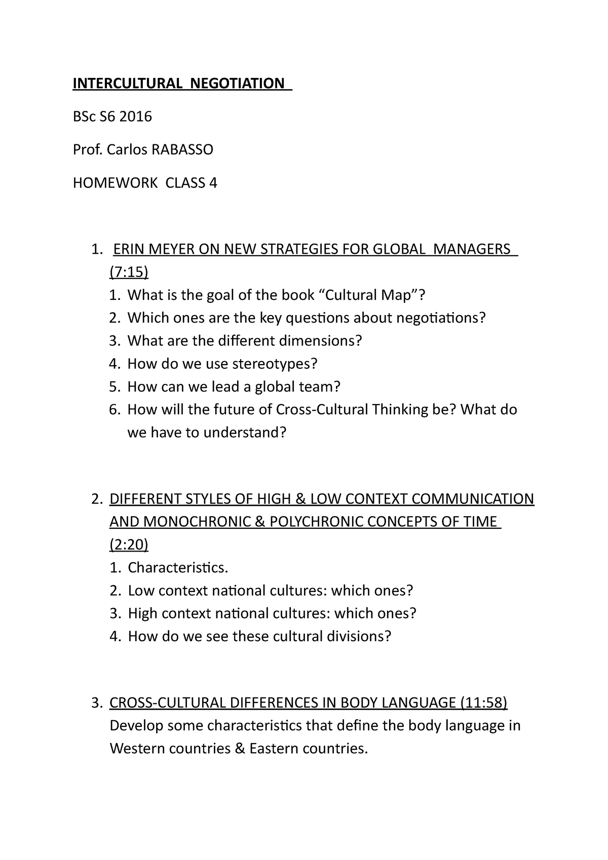 essay on intercultural business negotiation