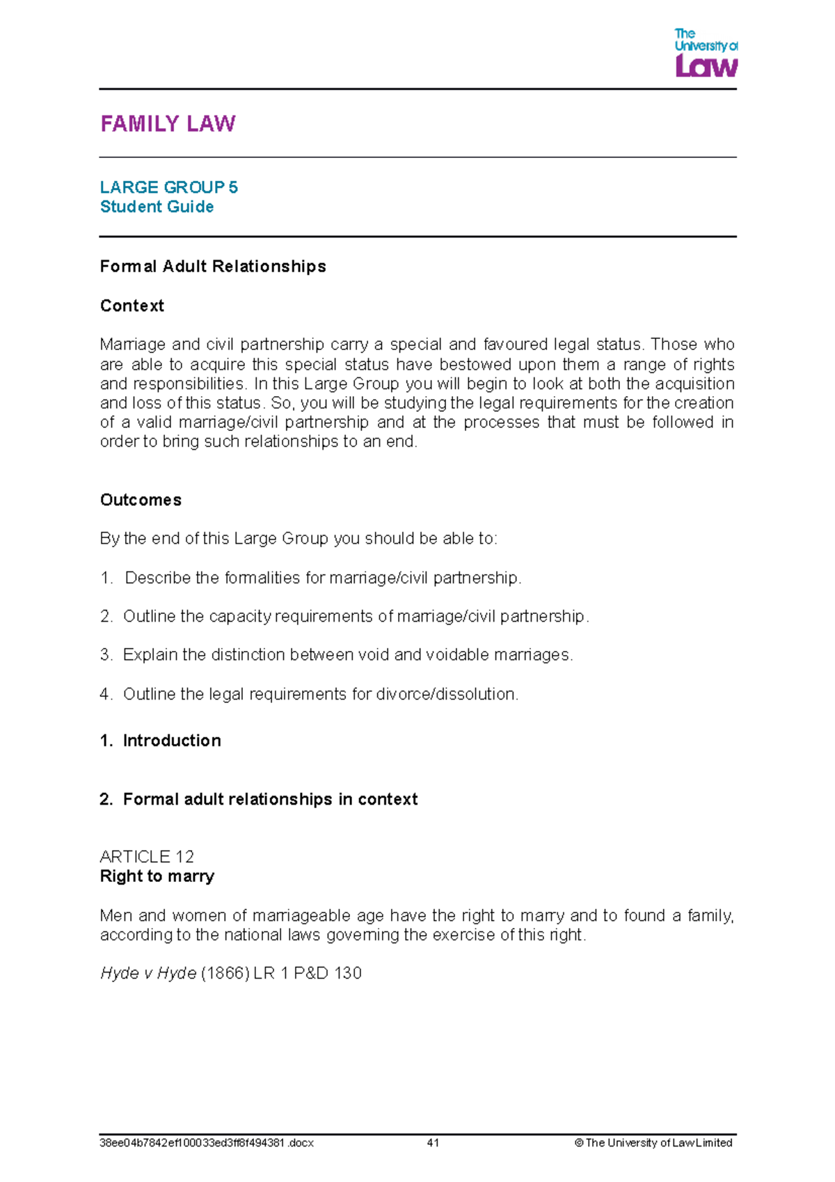 22/23 fam lg05 ce01 student guide - FAMILY LAW LARGE GROUP 5 Student ...