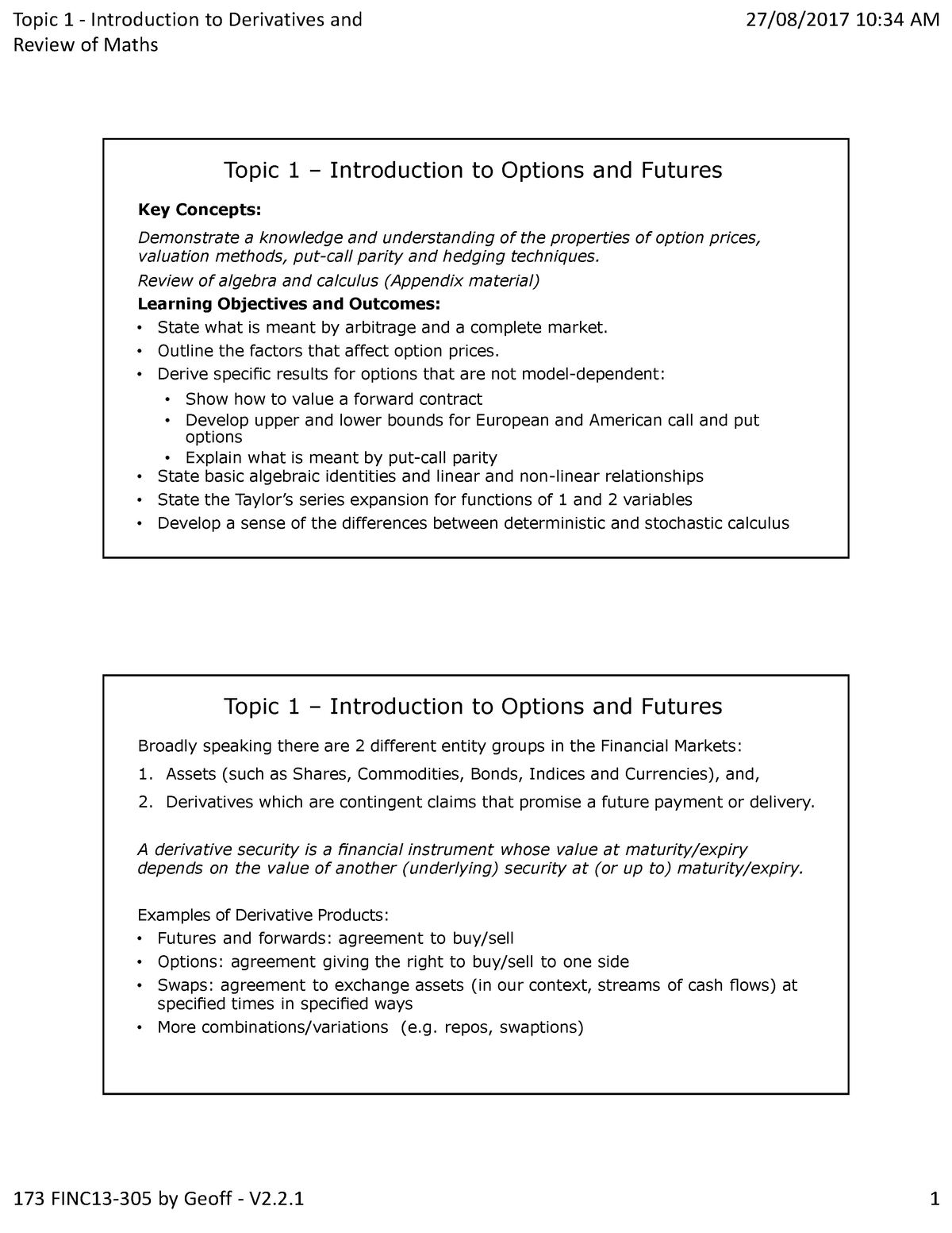 introduction to derivatives math is fun