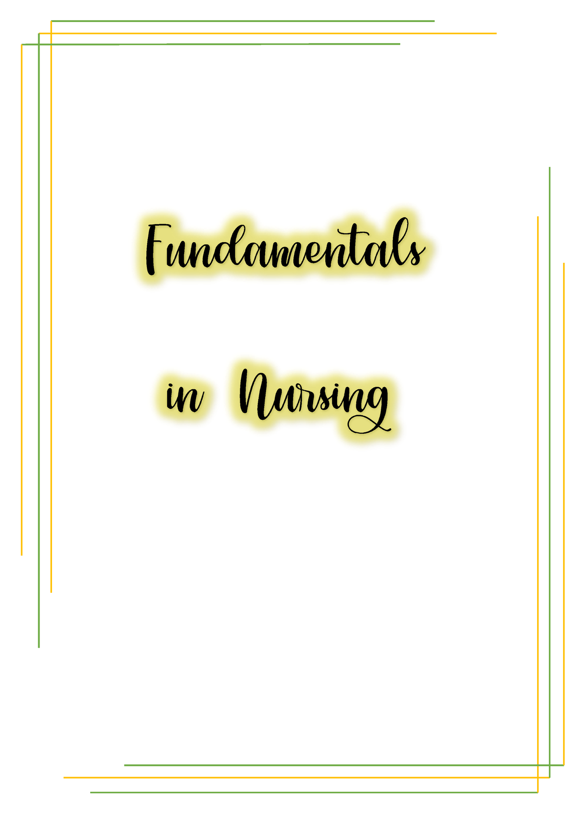 Fundamentals In Nursing Guide - Fundamentals Of Nursing Periods In The 