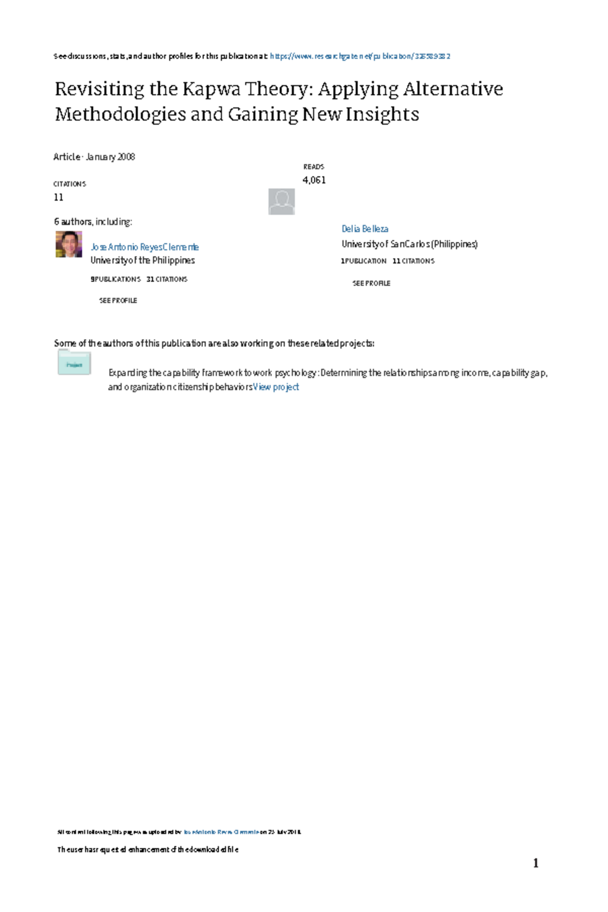 12 Revisitingthe Kapwa Theory (Clemente) - See discussions, stats, and ...