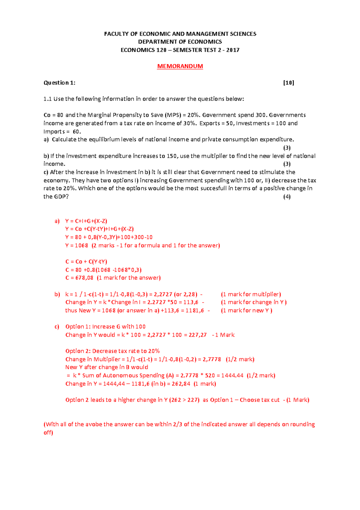 Study Materials ITS-110 Review