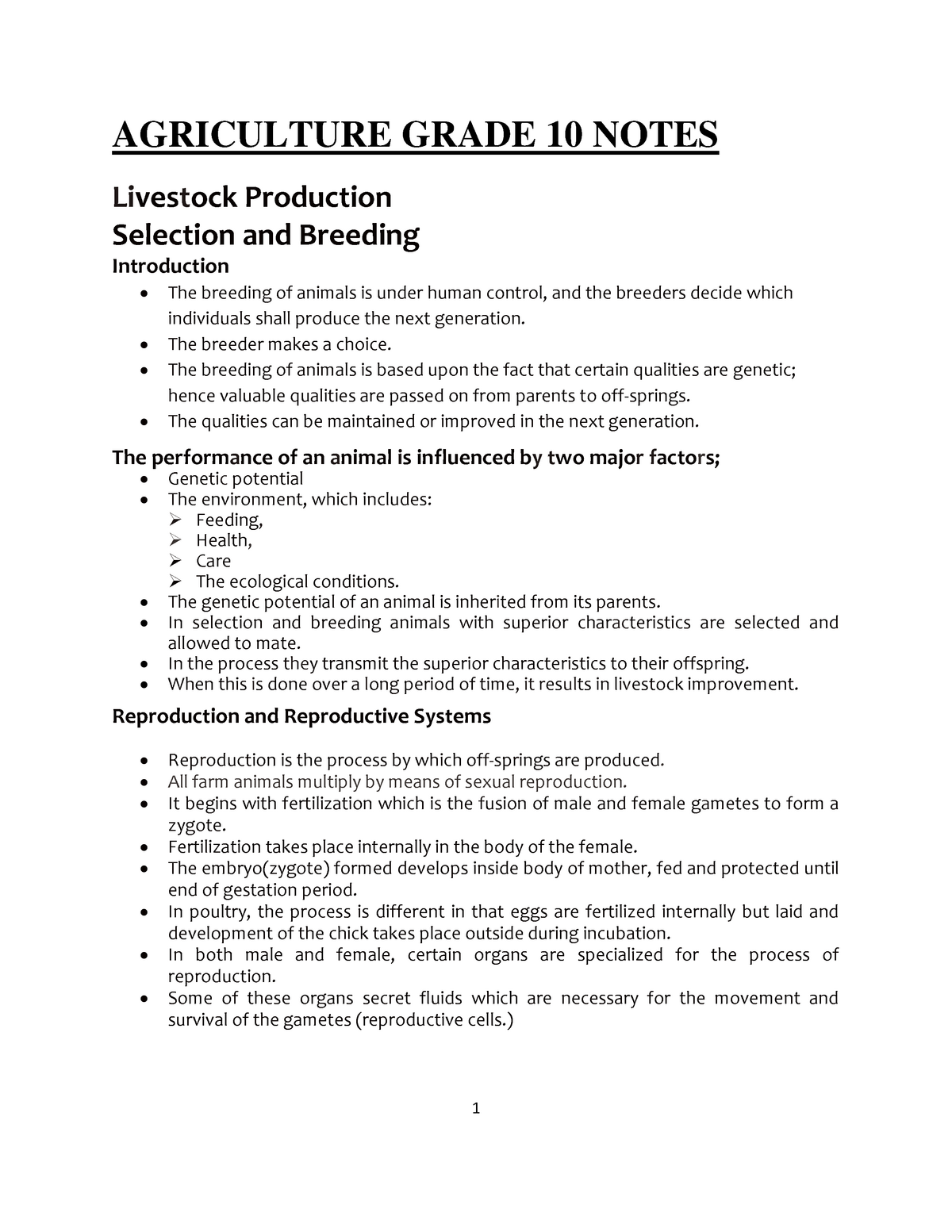 example of term paper in agriculture