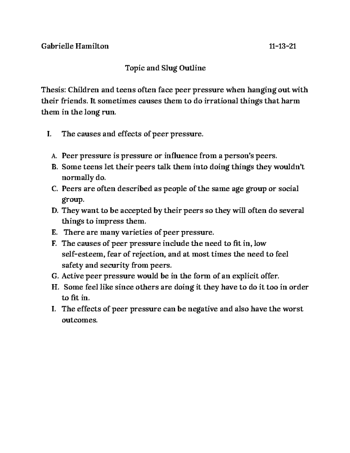 Gabrielle's Topic Outline - Gabrielle Hamilton 11-13- Topic and Slug ...
