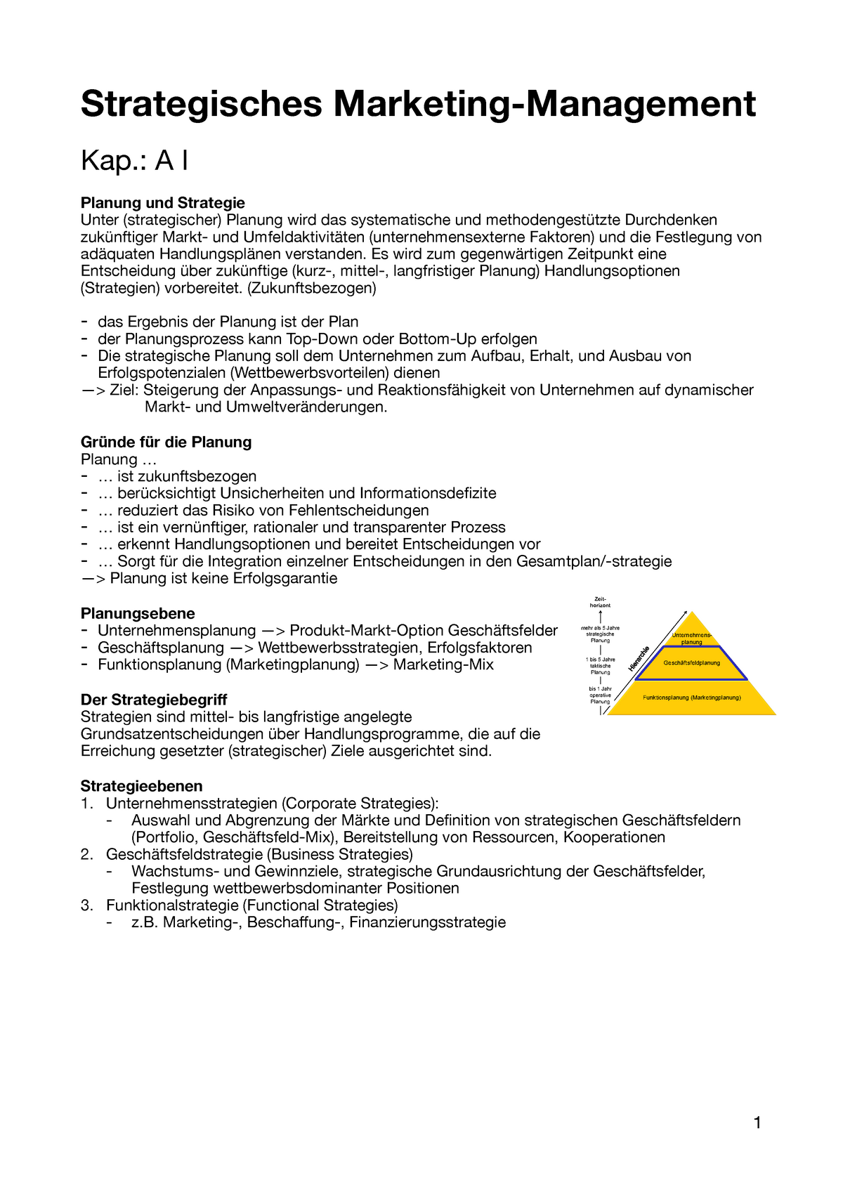 Strategisches Marketing-Management-zsmfsng - Strategisches Kap.: A I ...