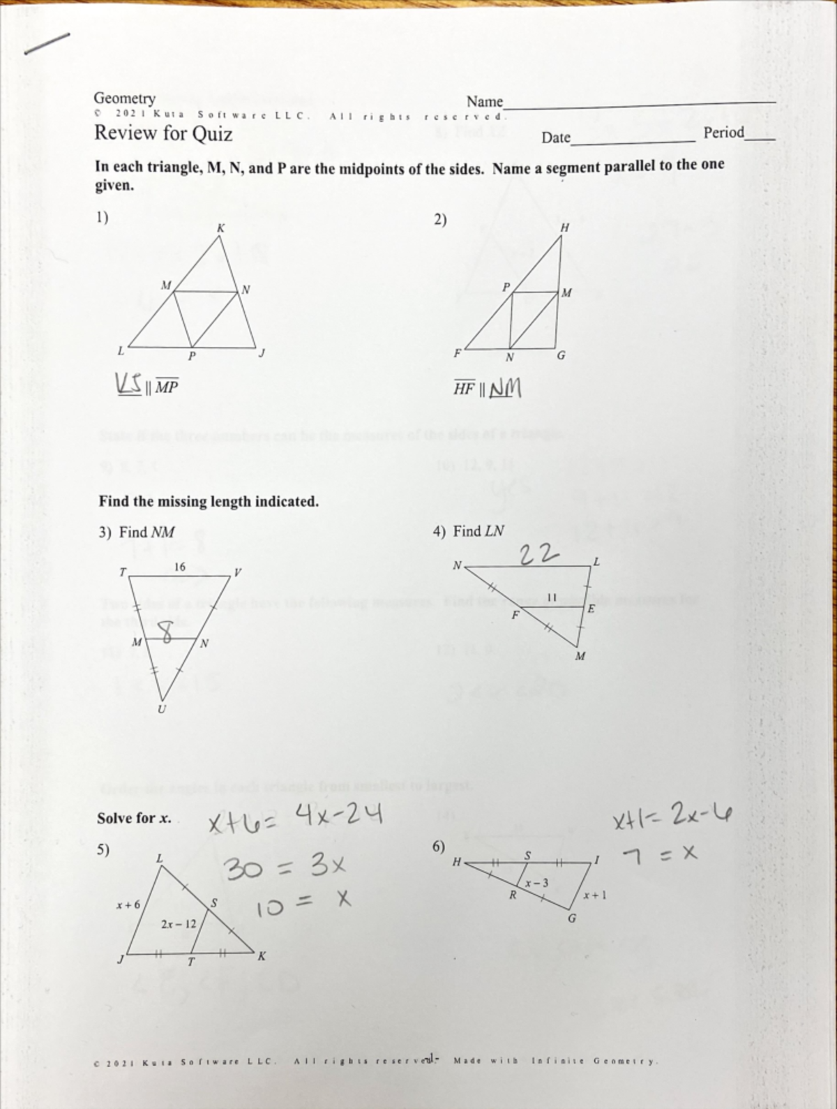 Answers to Review with Hinge part 5 - MATH 229 - Studocu