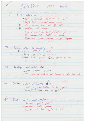 Example Problem Sheet 1 - Solutions - CIVL 3210 – GEOTECHNICAL ...