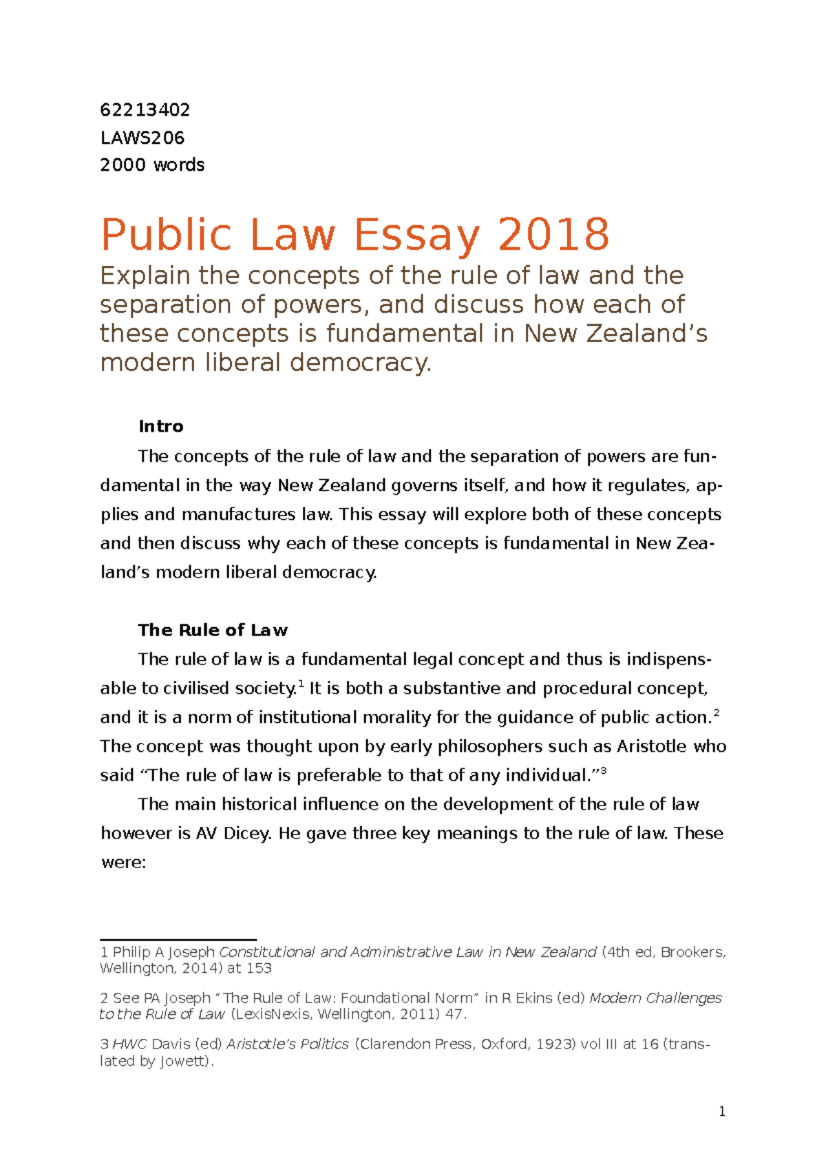 law review and reform essay bpp