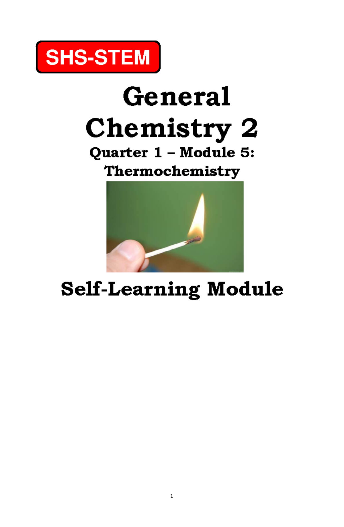 Week-5 General-Chemistry-2 - General Chemistry 2 Quarter 1 – Module 5 ...