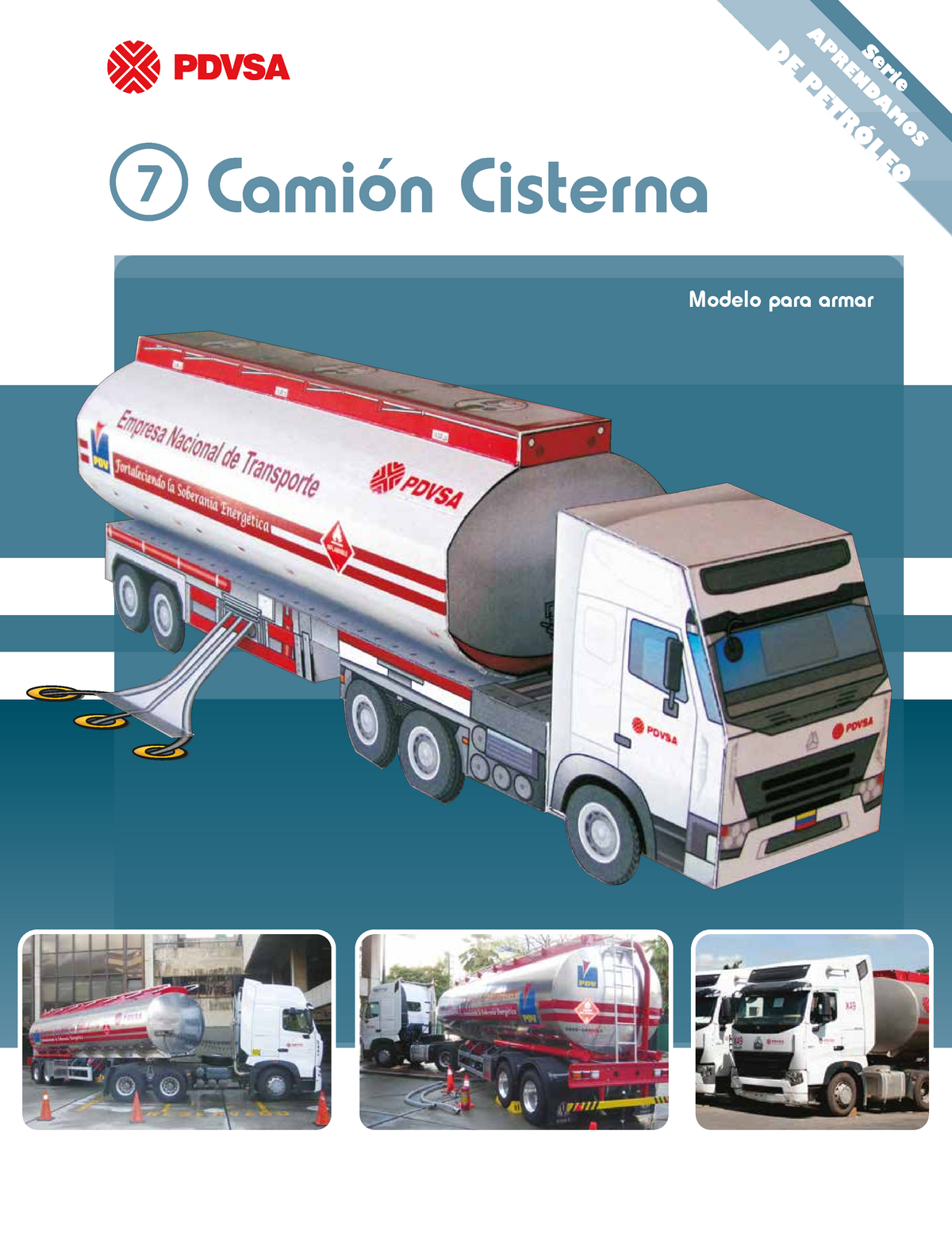 Cisterna - Modelo para armar Camión Cisterna 7 Cómo usar este material.  ####### Imprime la portada, - Studocu
