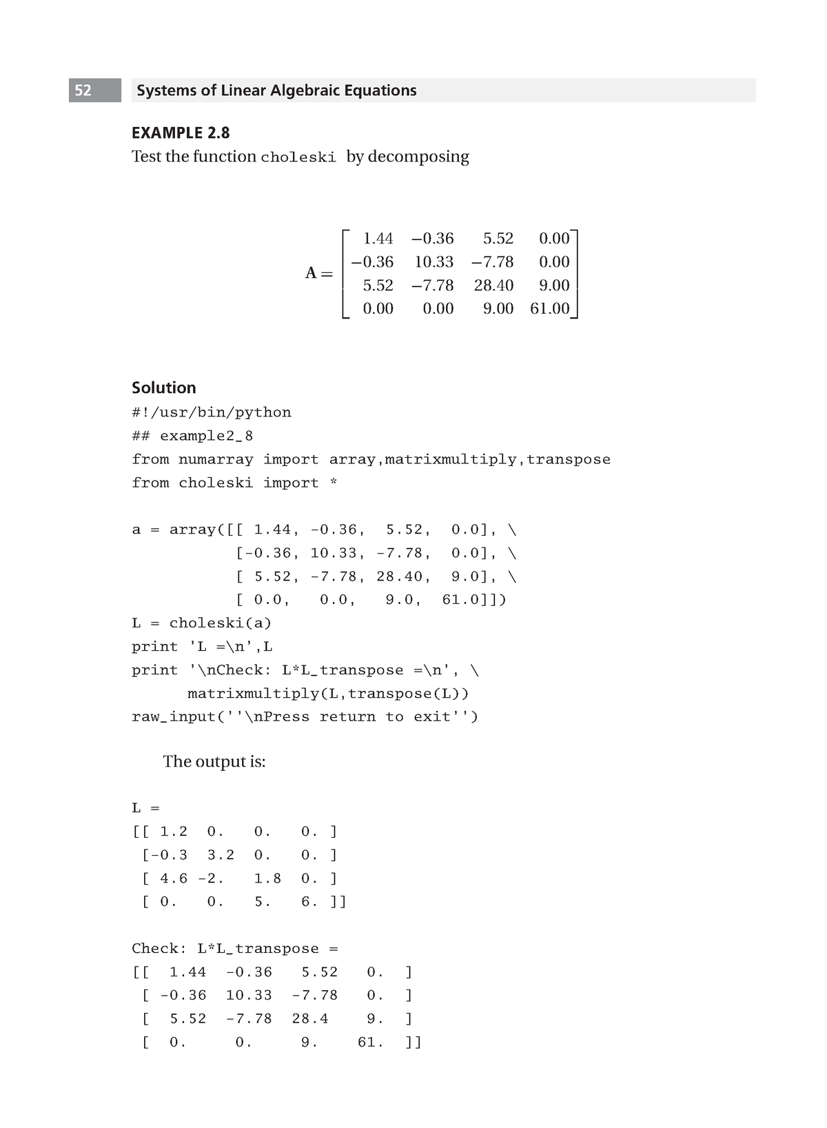 Numerical Method With Python-21 - 52 Systems Of Linear Algebraic ...