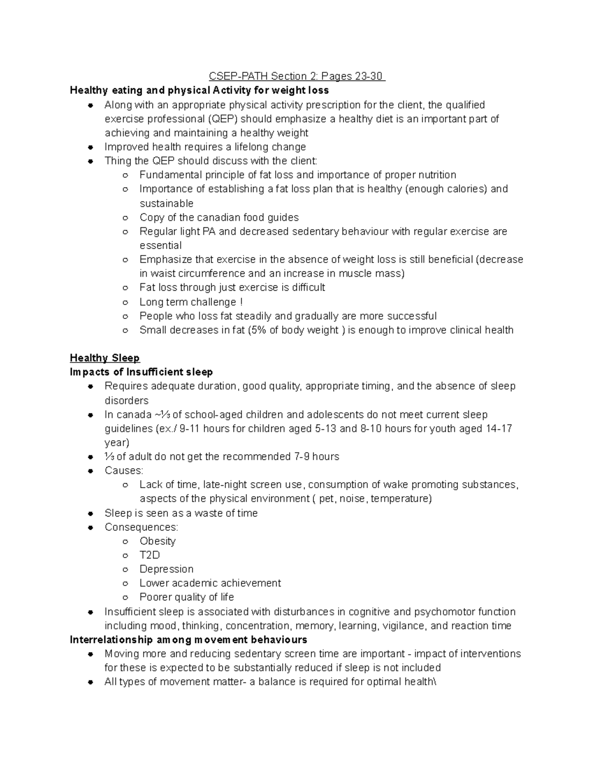 Lecture 4 Readings - Reading from what was posted - required prior to ...