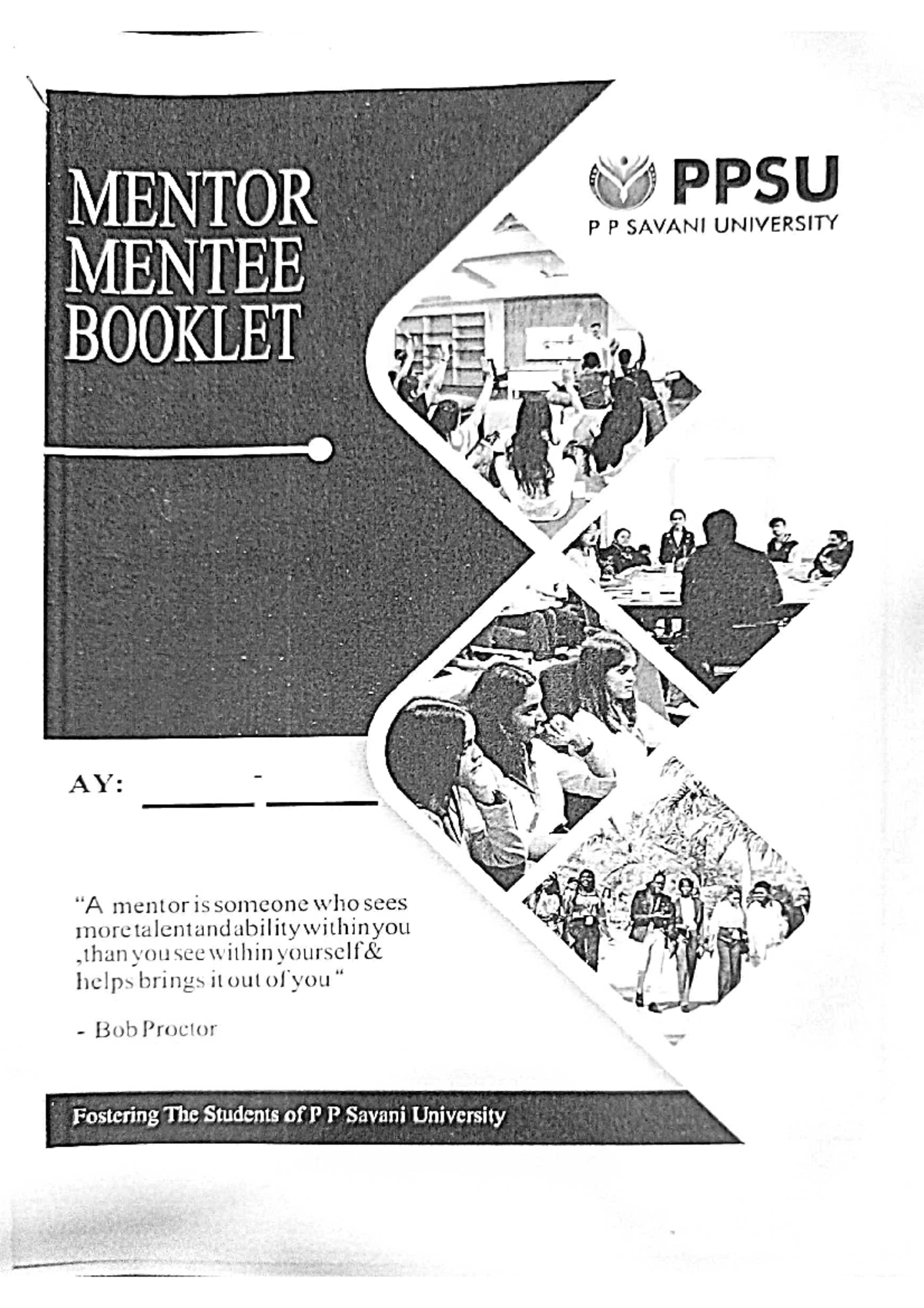 Mentor mentee booklet-1 - Computer Science SL - Studocu