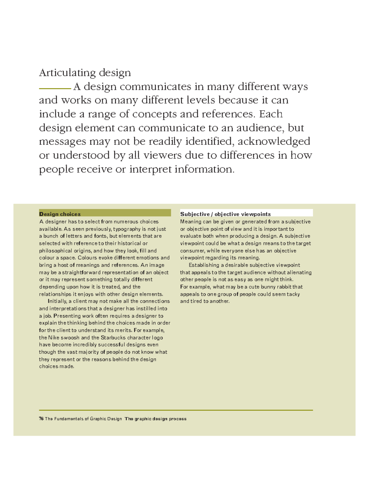 Graphic design fundamentals p7 - Articulating design A design ...