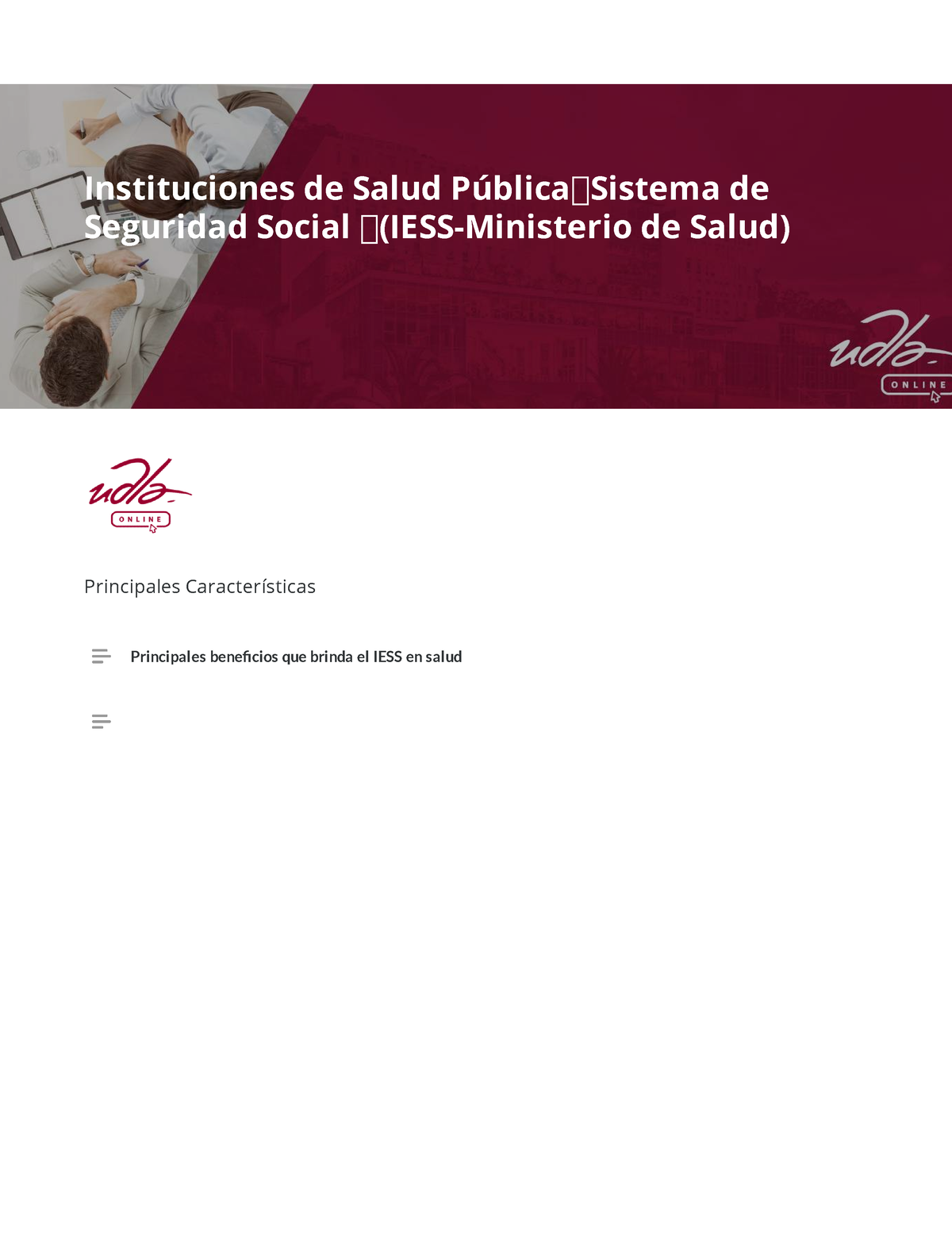 Instituciones De Salud Publica Sistema De Seguridad Social Iess ...