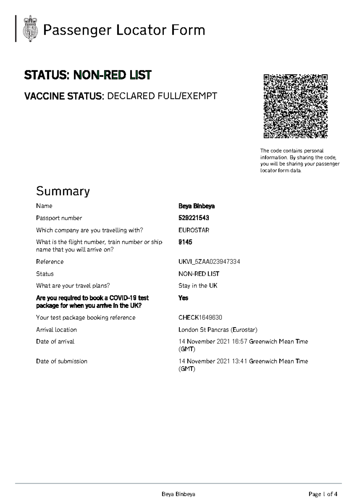 365cebce-8398-434e-9559-434029 b2a043-vaf - Passenger Locator Form ...