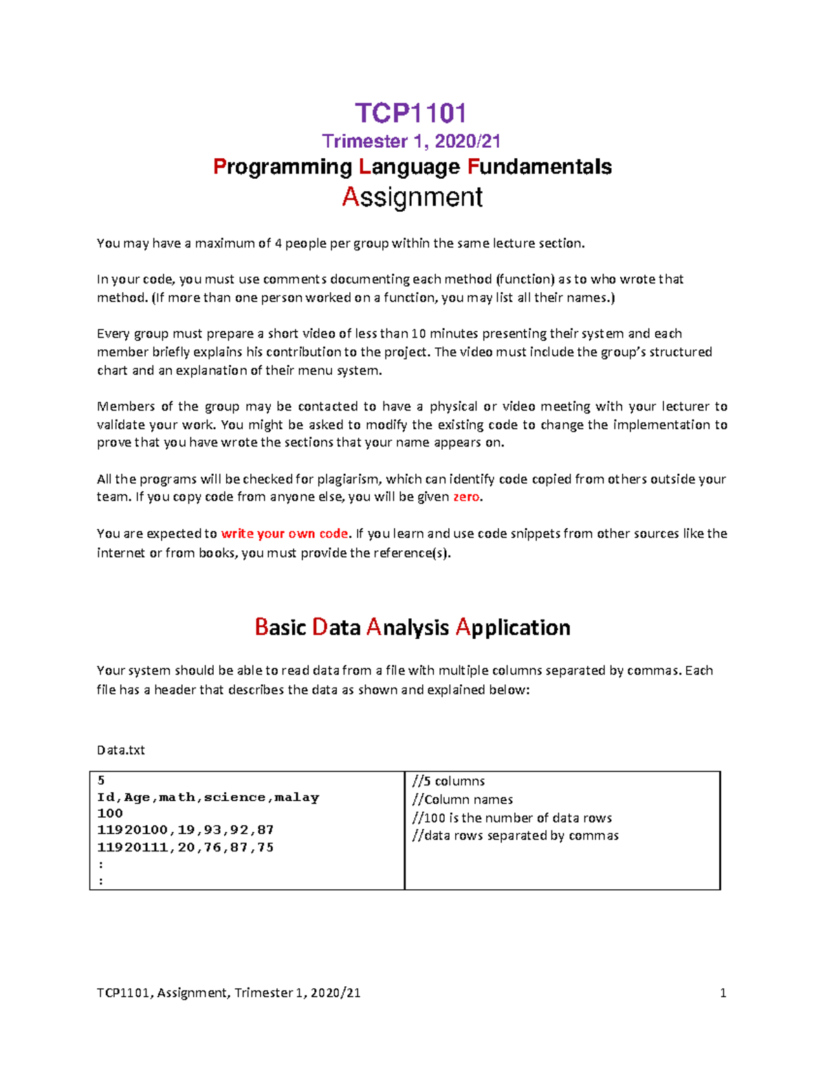 478644991 345813 TCP1101 Assignment pdf - Teaching Methods in Computer ...