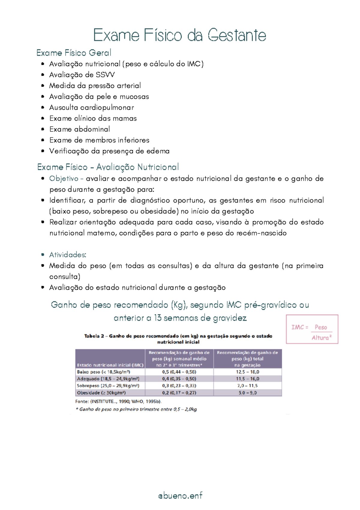 Exame Físico da Gestante - Exame Físico da Gestante Exame Físico Geral ...