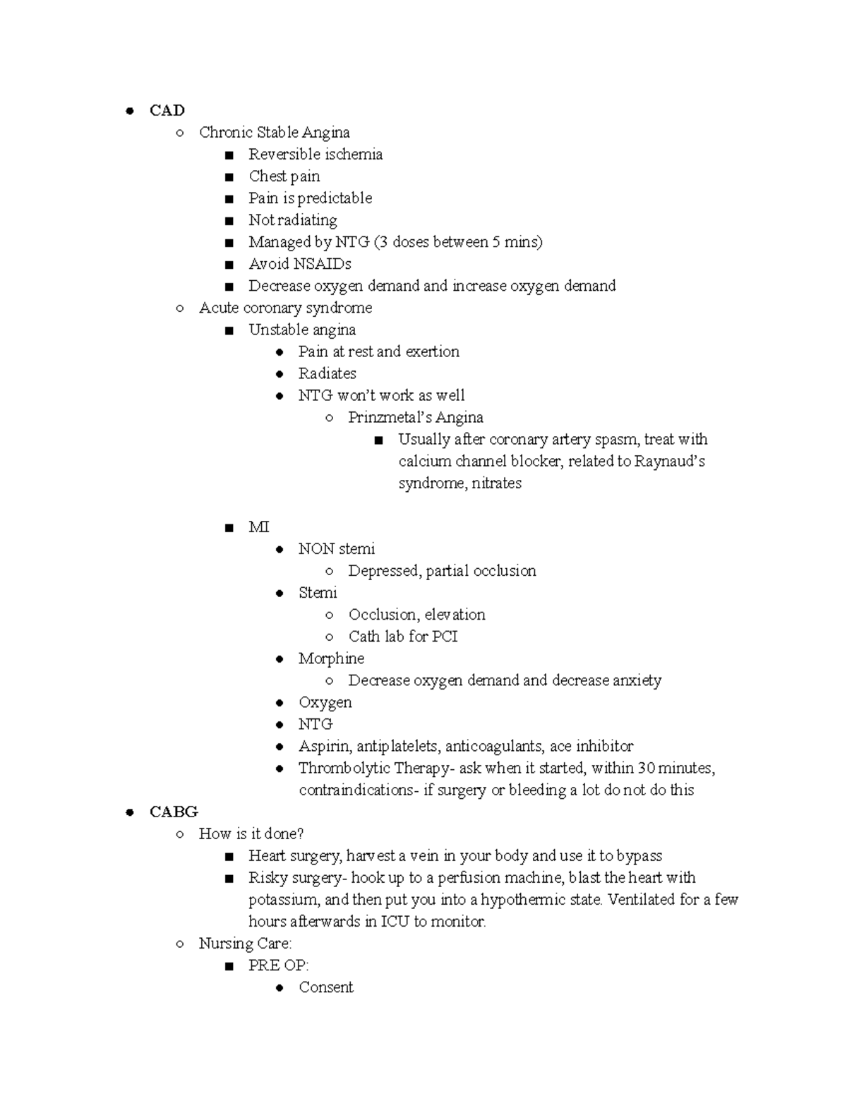 cad-mi-cabg-study-guide-cad-chronic-stable-angina-reversible-ischemia