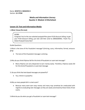 Sci8 Q3 Mod2 V2 - Sample - 8 SCIENCE Quarter 3 - Module 2 Atoms And ...