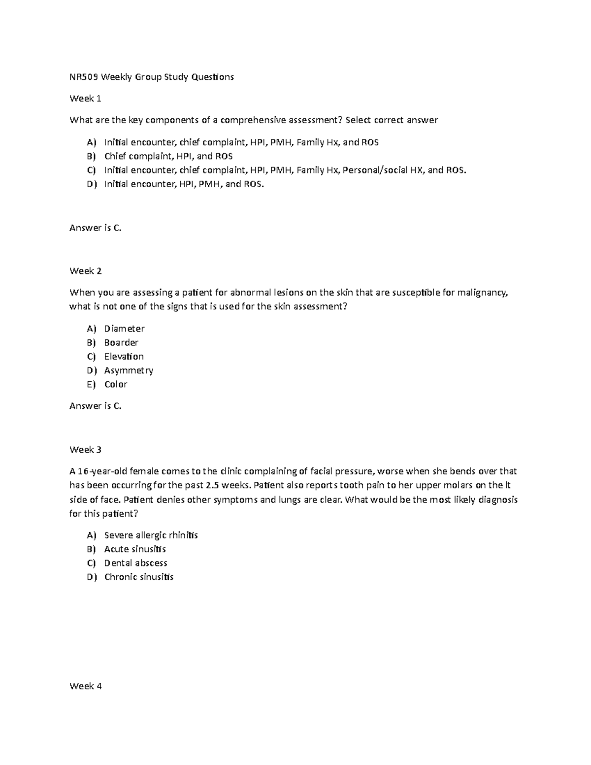 NR509weekly GS - Help with making quiz questions - NR509 Weekly Group ...