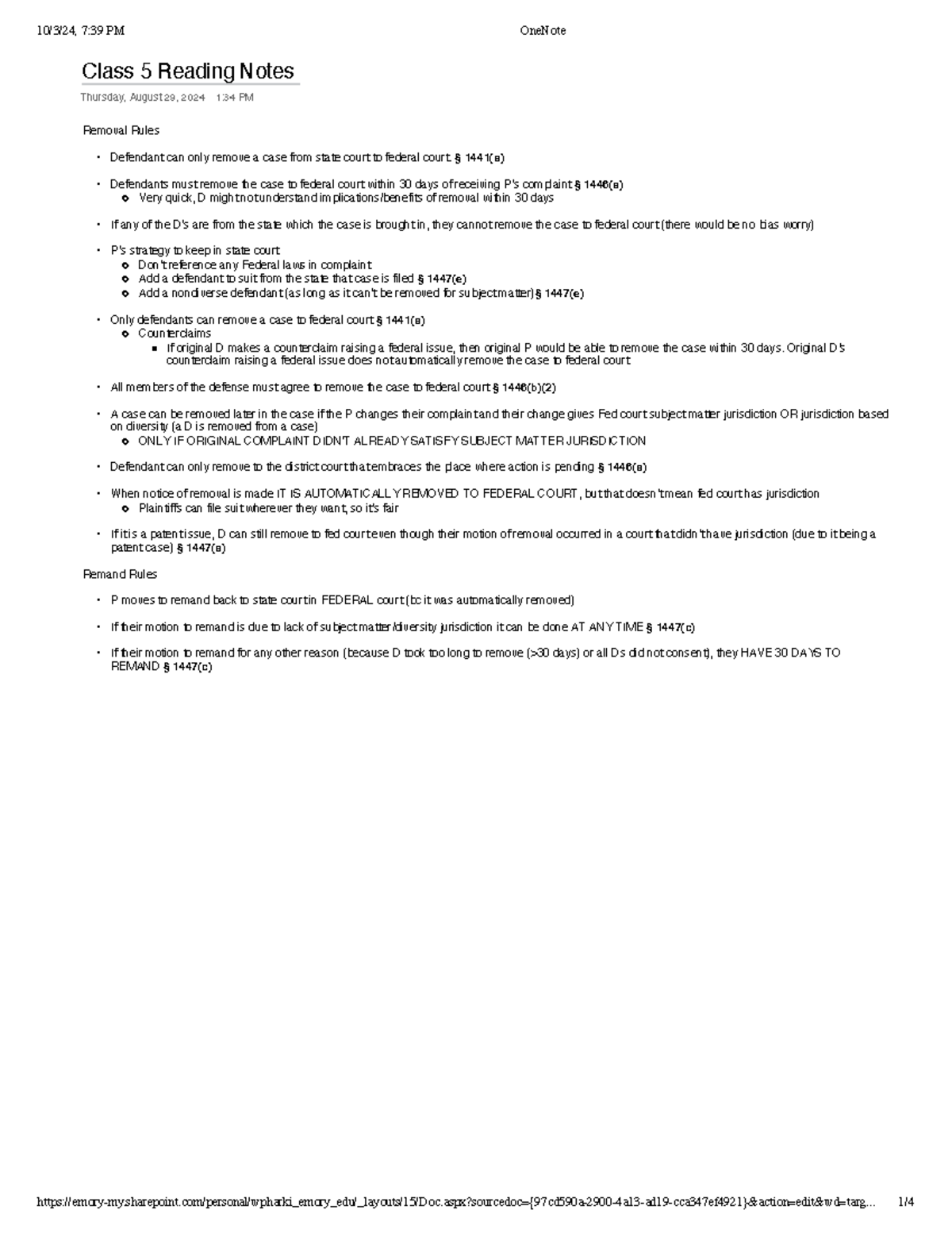 removalcivpronotes - Class 5 Reading Notes Thursday, August 29, 2024 1: ...