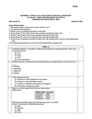 Score Plus Question Bank IP Class 12 - Goyal Brothers Prakashan By ...