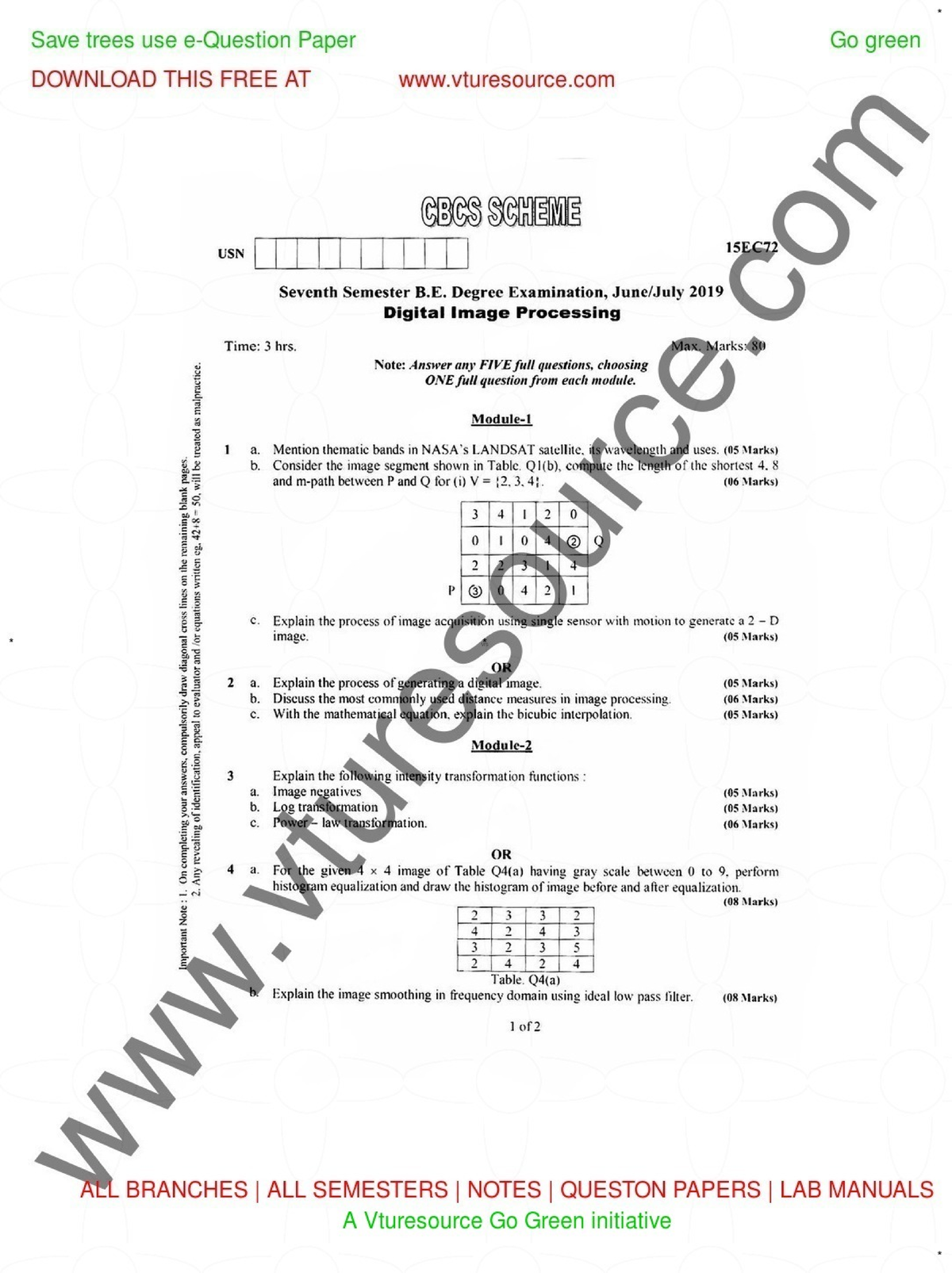 July-2019 01 - Question Paper for the DIP for the 2021 - Studocu