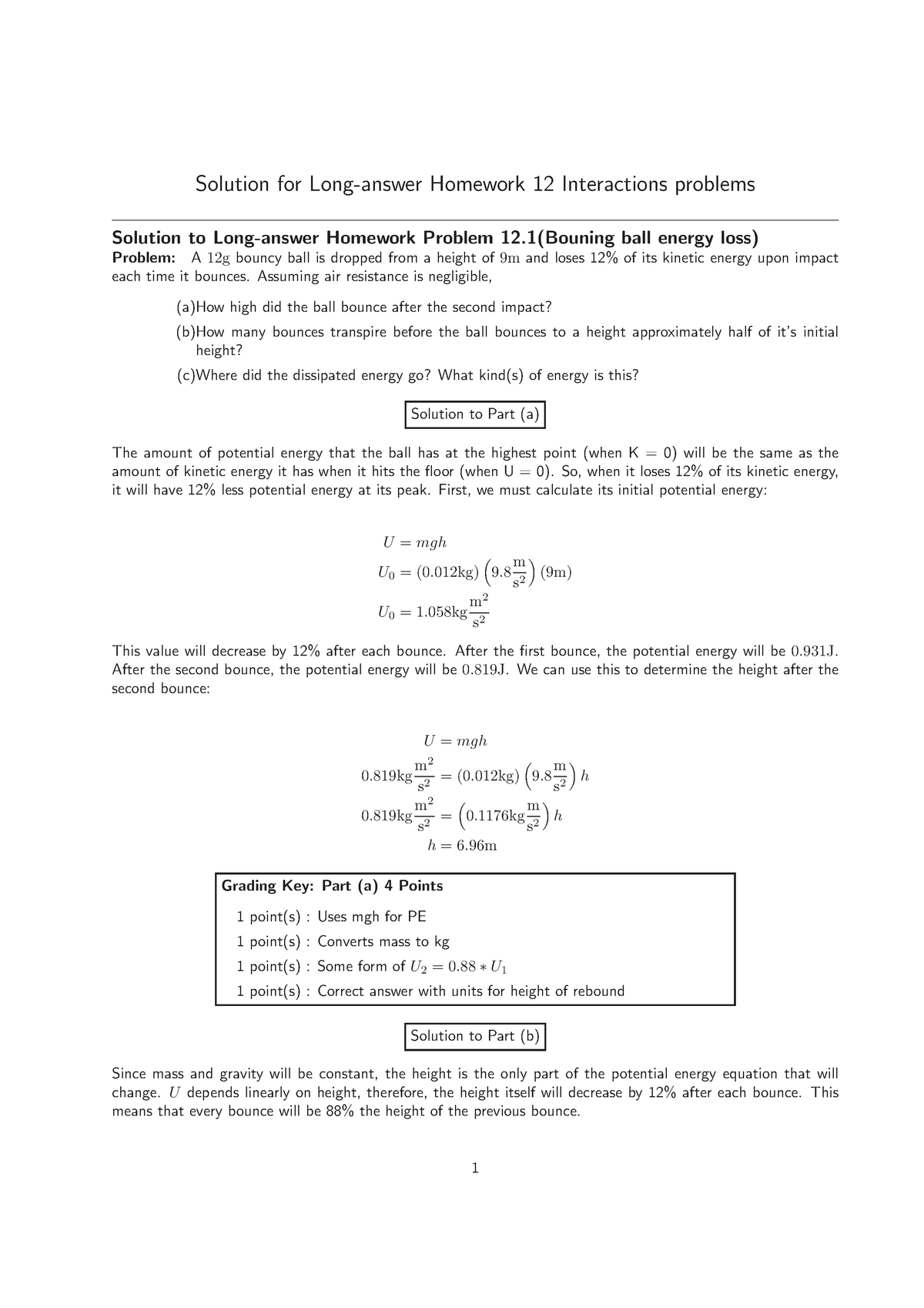 Hw12 Interactions Long Homework Solution 12 Solution For Homework 12 Studocu