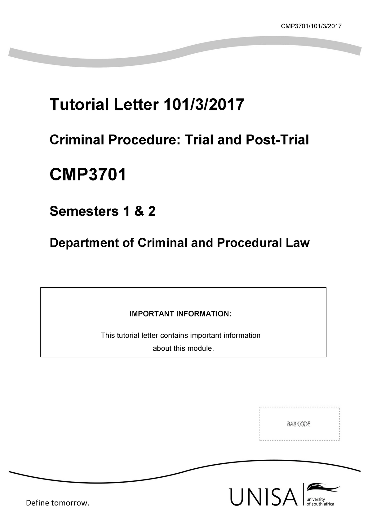 cmp-101-3-2017-criminal-procedure-cpr3701-cmp3701-101-3-define-tomorrow-tutorial-letter