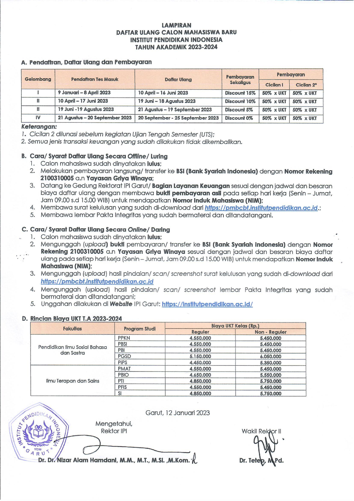 Lampiran-pmb-2023 - Bisa Dipakai Sebagai Bahan Tugas - Computer Science ...