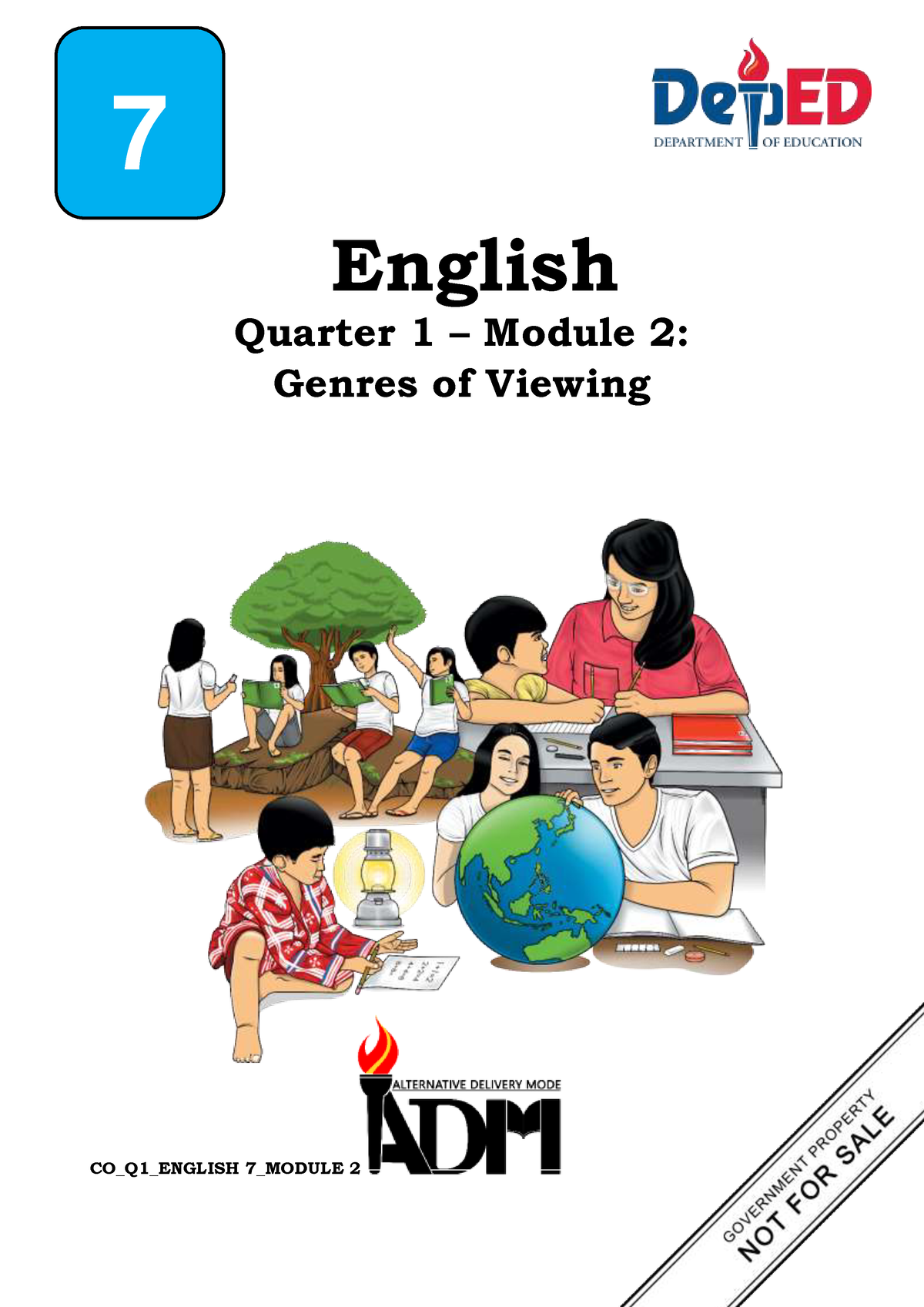 CO Q1 English-7 Module-2 - English Quarter 1 – Module 2: Genres Of ...