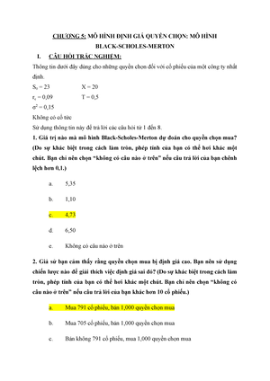 Mô hình BlackScholes trong định giá quyền chọn là gì Đặc điểm và công  thức tính