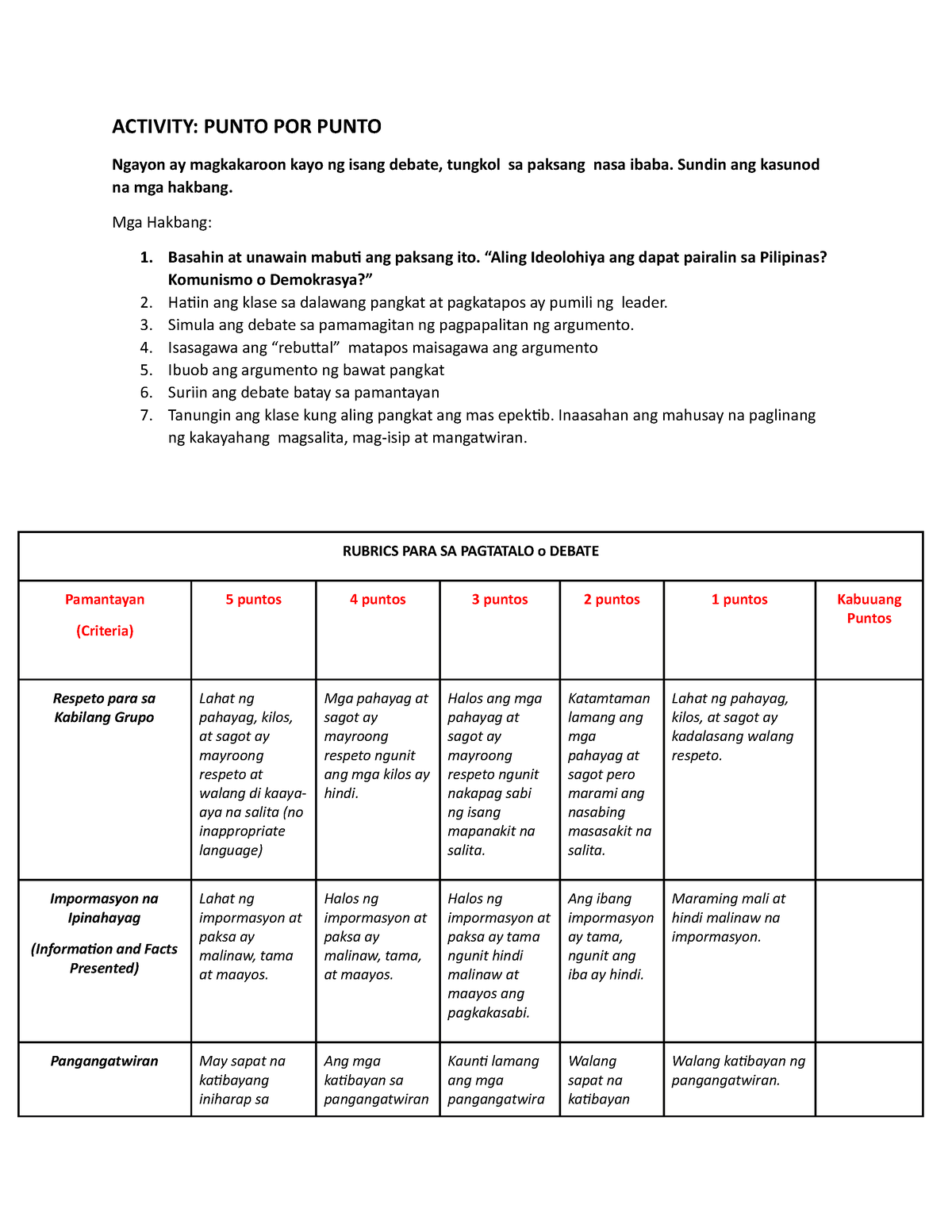 Sds Activity Worksheet Answers