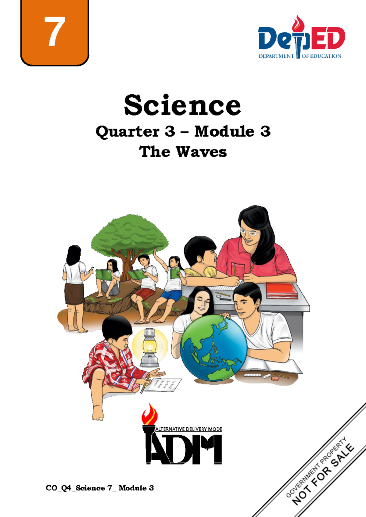 Sci7 Q3 Module 3 Waves Science Quarter 3 Module 3 The Waves 7 Science Grade 7 9892