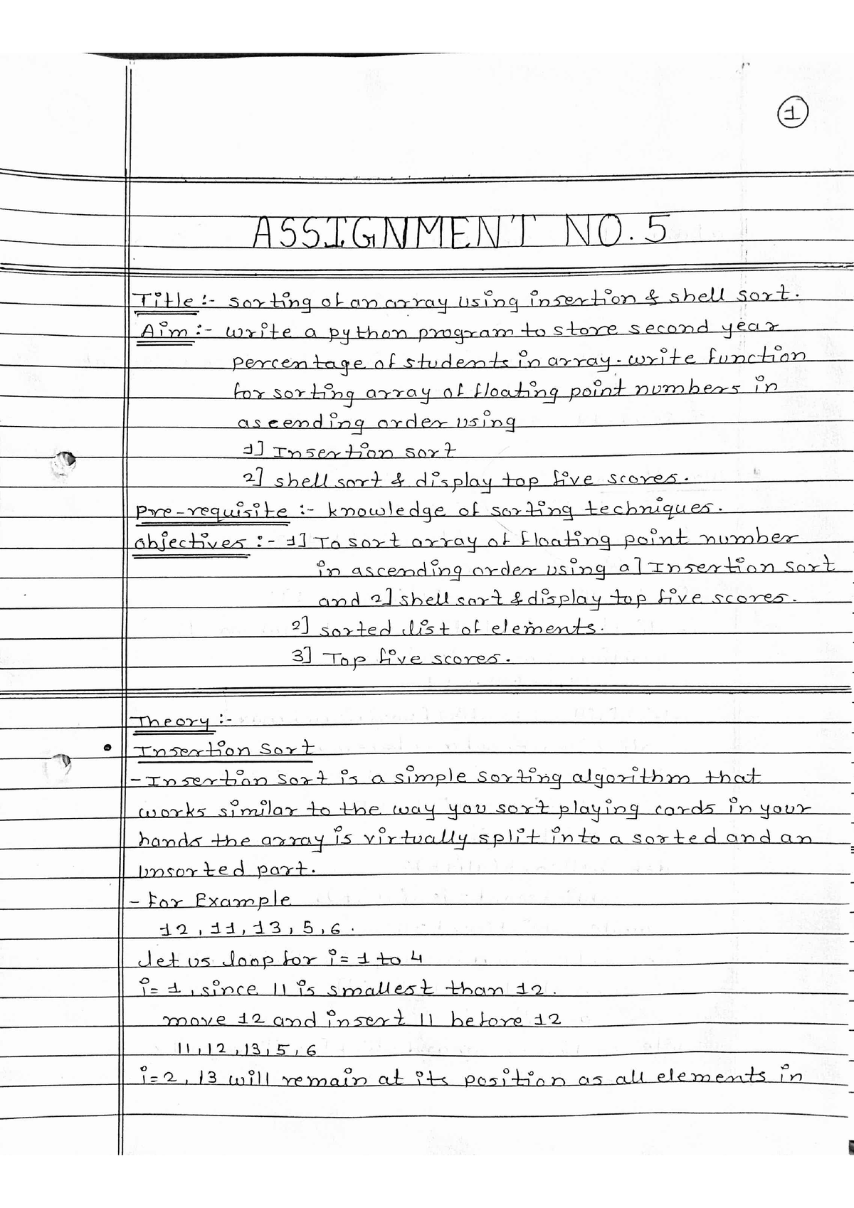 assignment of data structure