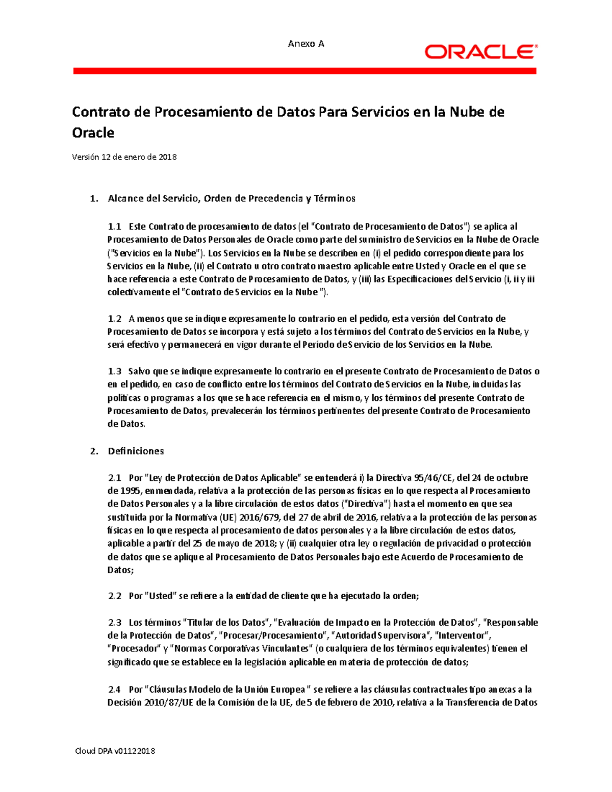 Data-processing-agreement-011218-4261005 (1) (1) ES - Contrato de ...