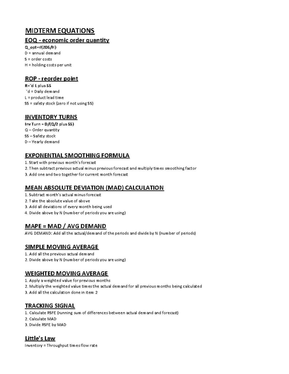 class-267-midterm-formulas-midterm-equations-eoq-economic-order