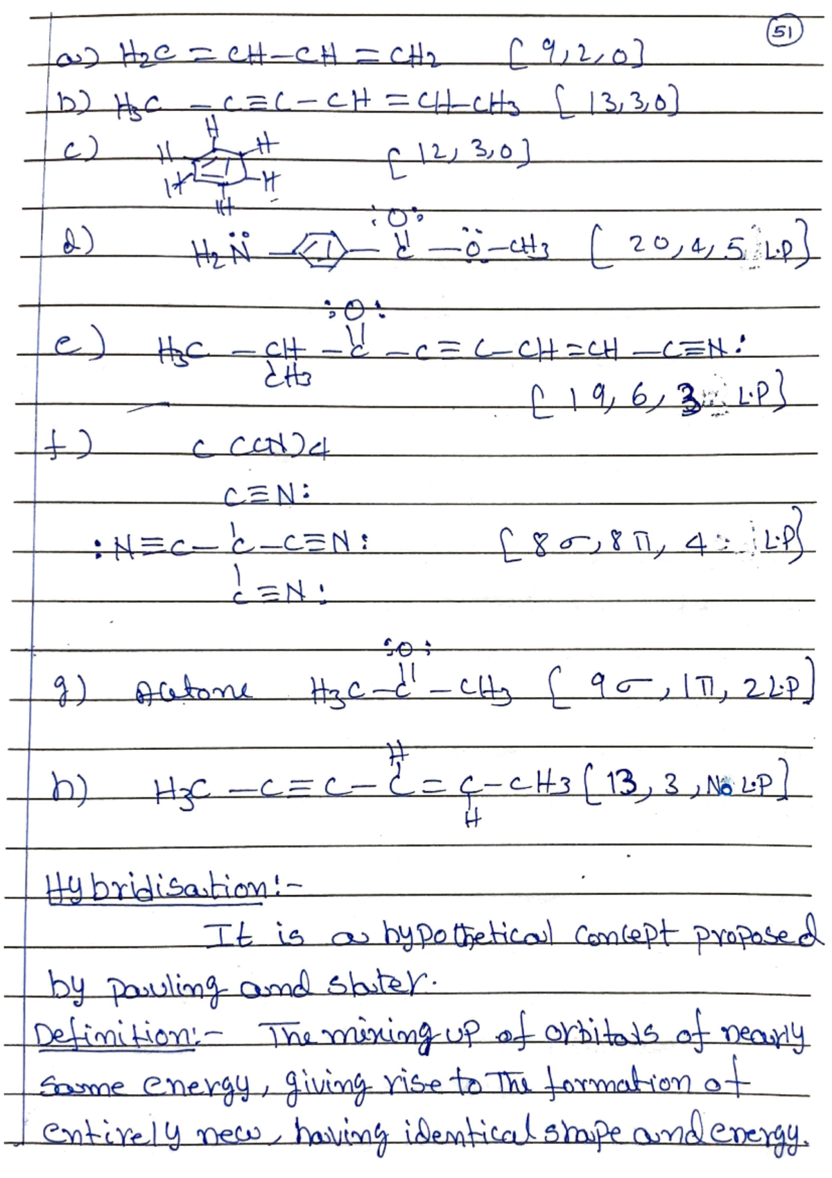 Hybridisation - notes to top the exam - Chemistry - Studocu