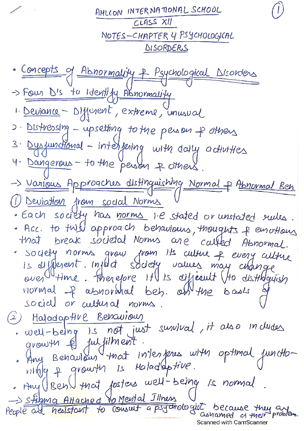 Chapter 4 - Notes Of Psychology Ncert - Introduction To Psychology ...