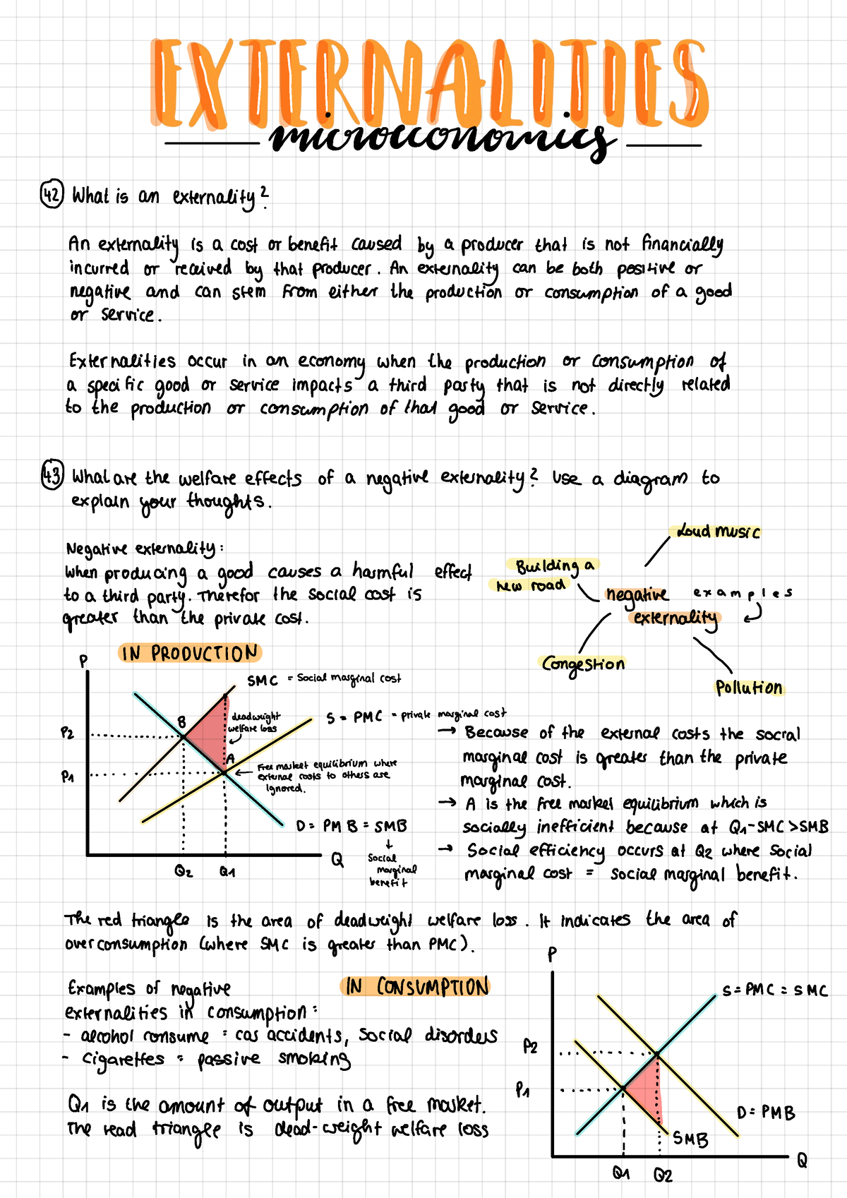 Externalities - I L L L L L L L L L L L L ' A , Microeconomics ④ What ...