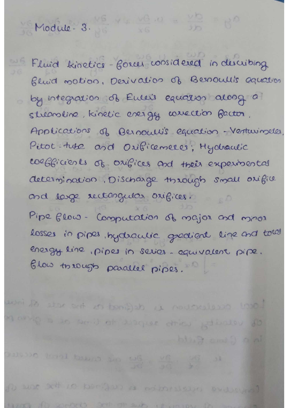 Ktu 2019 scheme Fluid Mechanics Module 3 Fluid mechanics and