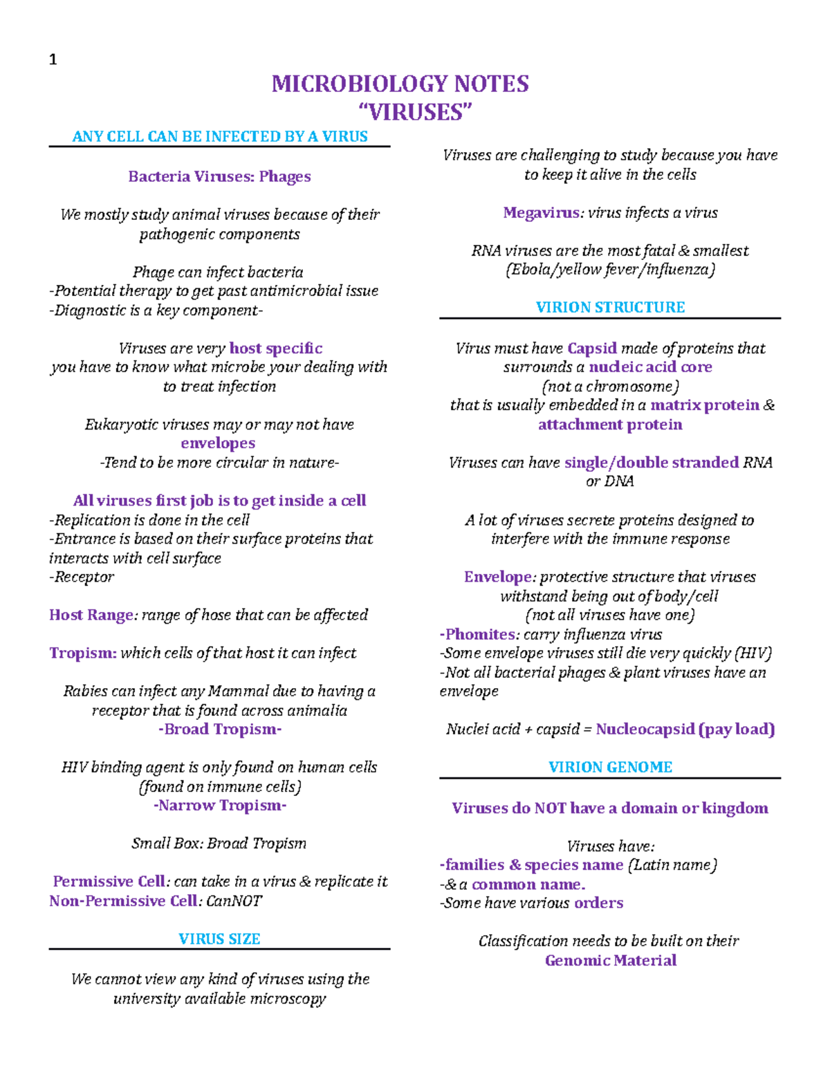 viruses case study example