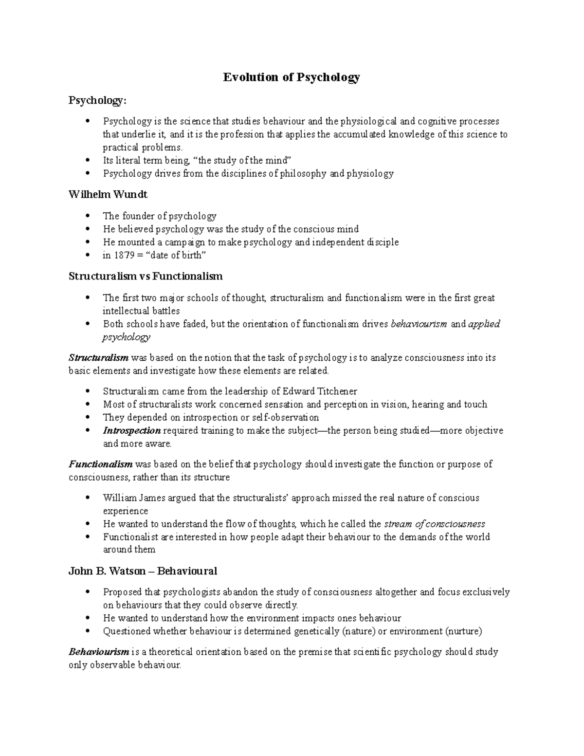Evolution Of Psych C01 Evolution Of Psychology Psychology Evolution Of Psych C01 Evolution Of Psychology Psychology