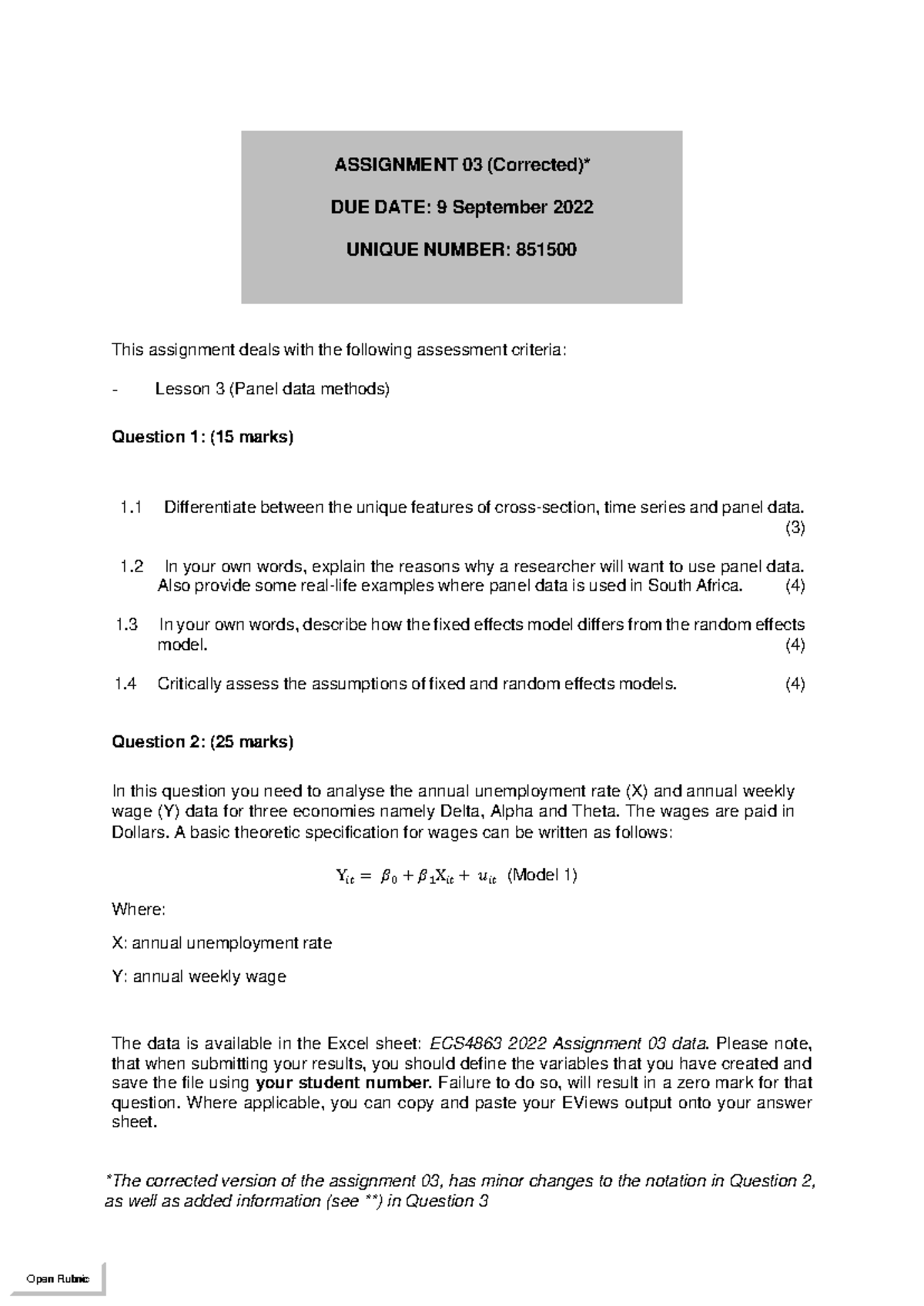 436 solved assignment spring 2022