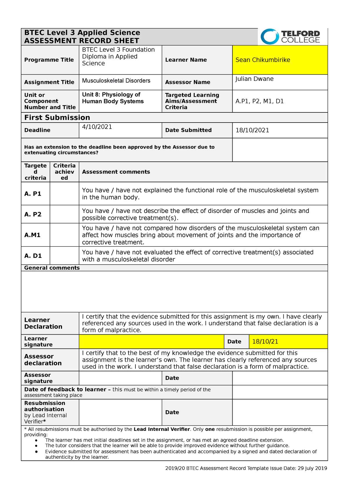 assessment-unit-8-assign-1-btec-level-3-applied-science-assessment-record-sheet-programme