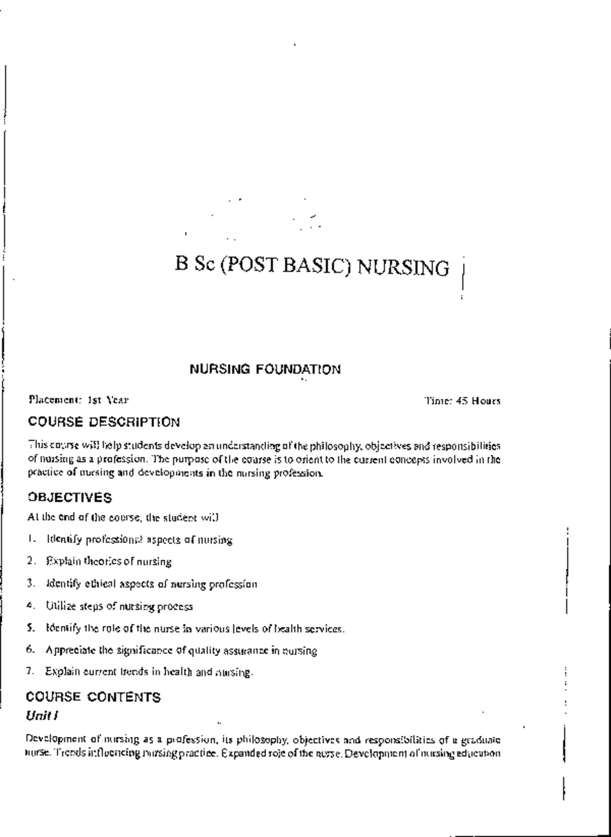 BSC POst Certificate 18-7 16 - B Sc (POST BASIC) NURSING NURSING ...
