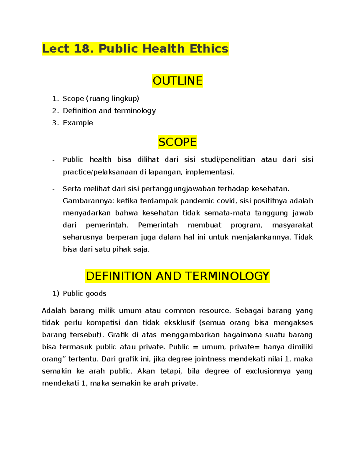 Public Health Ethics - Materi Semester II Blok Medical Professionalism ...